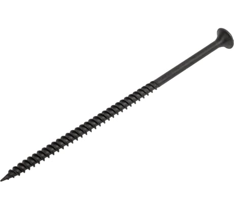 Саморез Качественный КРЕПЕЖ 4.8x89 мм, потай, частая резьба, оксид, 110 шт 0300411 КЧ