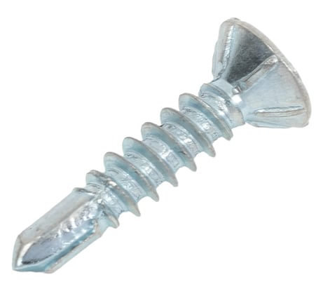 Оконный саморез Качественный КРЕПЕЖ 3.9х19 белый сверло 400 шт 0300087 КЧ