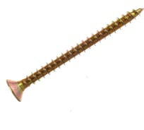 Шуруп Качественный КРЕПЕЖ желтый цинк 6.0x70, 40 шт. 0300525 КЧ