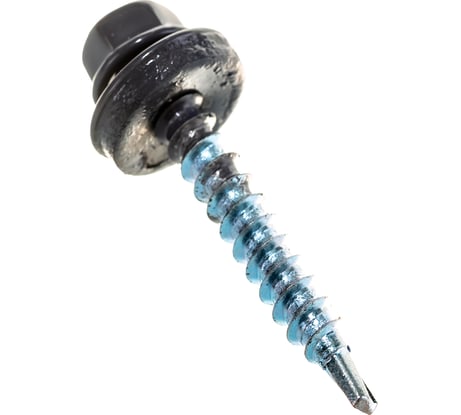 Кровельный саморез крепежная техника серый графит RAL 7024, 4.8х35 мм, 250 шт 420370 БК