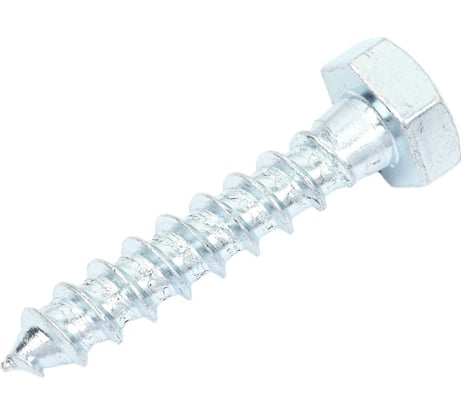 Шуруп с шестигранной головкой Качественный КРЕПЕЖ 10х50, 45 шт. 0500569 КЧ