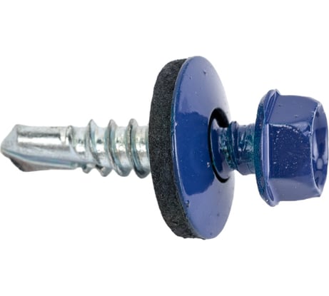 Кровельный саморез крепежная техника ультрамарин RAL 5002, 5.5х25 мм, 250 шт 420418 БК