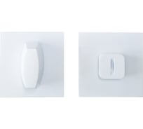 Поворотная ручка Vrata AE20AT28 квадрат 03, белый матовый 205233