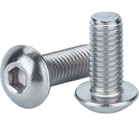 Винт Мир крепежа ISO 7380, М12x30 10.9, цинк, 100 шт. УТ000015879