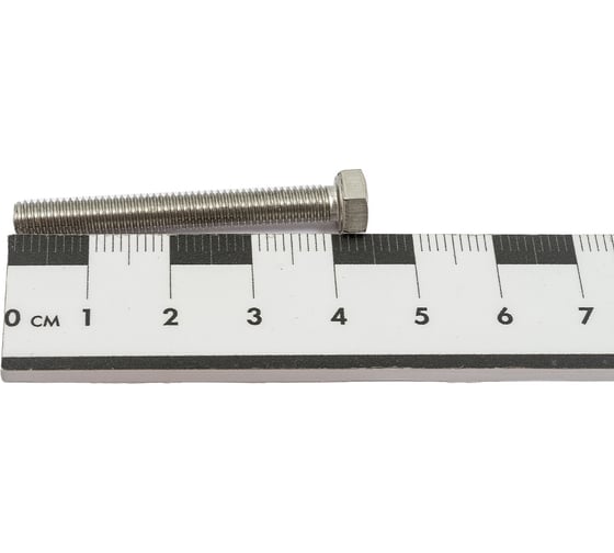 Болт Мир крепежа ISO 4017/DIN 933, М5x40, А2, 100 шт. Т0000003003