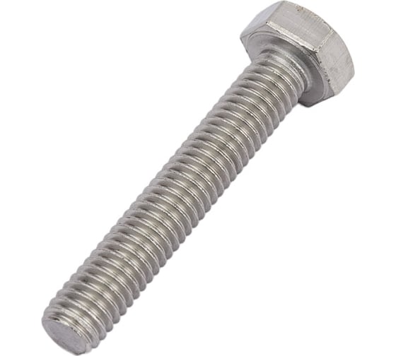 Болт Мир крепежа ISO 4017/DIN 933, М6x35, А2, 50 шт. Т0000003015 1