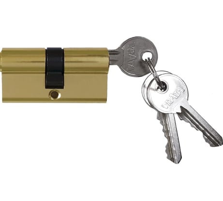 Цилиндровый механизм Vrata ЦМ 70(30/40), алюминий, 3 ключа, золото 208215