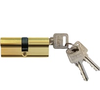 Цилиндровый механизм Vrata ЦМ 60(30/30), алюминий, 3 ключа, золото 208211