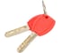 Цилиндровый механизм для китайских дверей Vrata ЦМП 70(35/35), латунь, 5 ключей, хром 208245 3