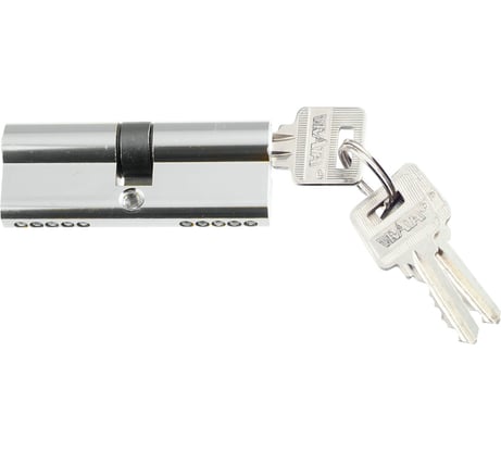 Цилиндровый механизм Vrata ll-ЦМ70, алюминий, 3 ключа, хром 208241