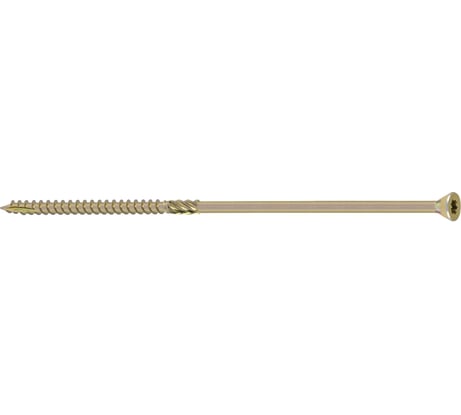 Конструкционный саморез ГОСКРЕП 6,0 x 80 желт.,потай TX30 10 шт. 14-0016530