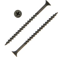 Саморез по дереву ТУНДРА 3.8x64 мм, крупная резьба, фосфатированный, в упаковке 250 шт. 9825541