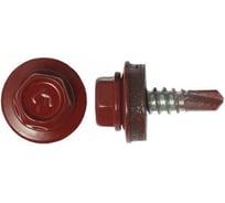 Кровельный саморез ГОСКРЕП 5,5х19 RAL 3005 красное вино 1000 шт. КР.011144