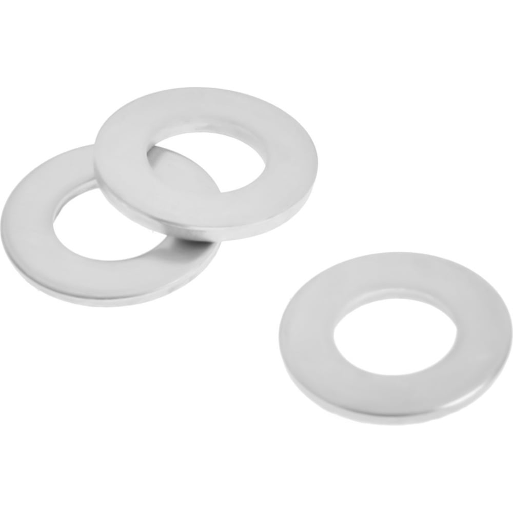 Плоская шайба ТУНДРА krep DIN125, М8, цинк, 1 кг 9749932 - выгодная ...