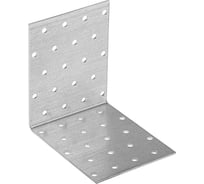Крепежный равносторонний уголок ТУНДРА 100x100x80x2 мм, 10 шт. 9634651