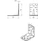 Крепежный уголок ТУНДРА krep 90x90x65x2 мм, усиленный, ГОЦ, 1 шт. 5294412 3
