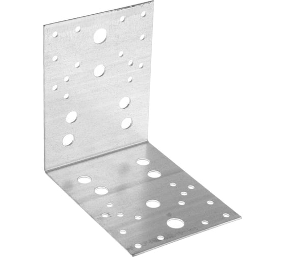 Крепежный уголок ТУНДРА 130x130x100x2 мм, 4 шт. 9634666