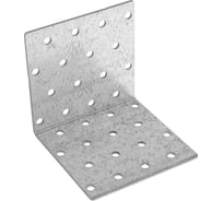 Крепежный уголок ТУНДРА 80x80x80x2 мм, цинк, в упаковке 1 шт. 5294423