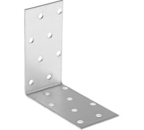Крепежный равносторонний уголок ТУНДРА 80x80x40x2 мм, 10 шт. 9634645