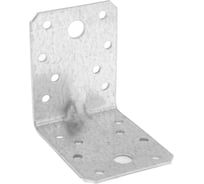 Крепежный уголок ТУНДРА 70x70x55x2.0 усил.ГОЦ, 1 шт. 9361857