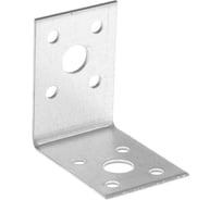 Крепежный уголок ТУНДРА 50x50x35x2 мм, в упаковке 20 шт. 9634661