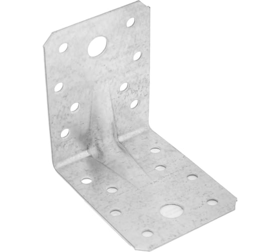 Крепежный уголок ТУНДРА krep 70x70x55x2 мм, усиленный, ГОЦ, 1 шт. 5294409 1