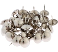 Декоративные гвозди ТУНДРА 19x22 мм, цвет хром, в упаковке 200 шт. 4647160