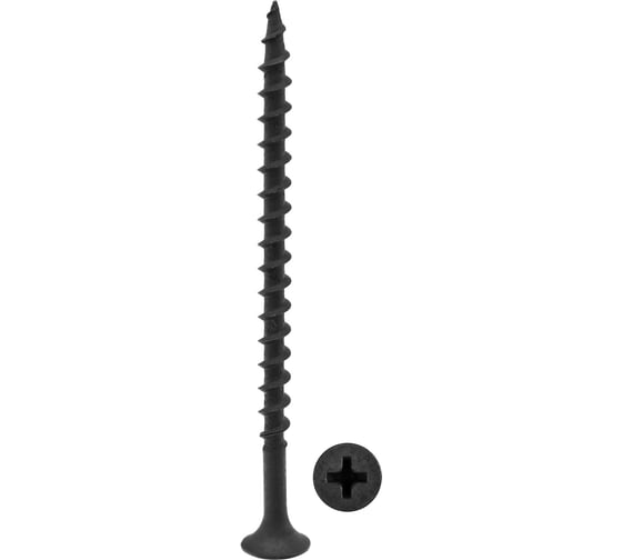 Саморезы по дереву BOWT фосфатированные, 3.5x64 мм, 200 шт. D02453 1