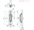 Запорная планка BONAITI gir8 серая для b-forty, b-klass r17, r19, размер врезки 24x112мм 52561 3