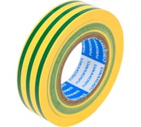Изолента ПВХ Rusconnect 19 мм х 0,13х20 м, желто-зеленый, 10 шт. 173620 29257382