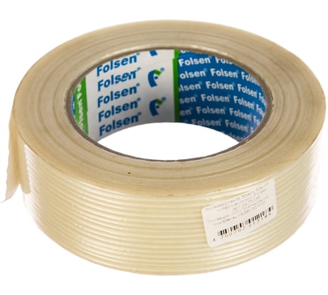 Филамент лента  FOLSEN 38мм х 50м, 120мкм, продольное армир-е 0475038