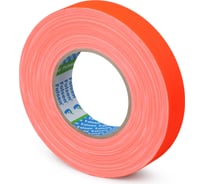 Тканевая лента FOLSEN влагостойкая, флюоресцентная, 25мм х 50м, оранжевая 054002550