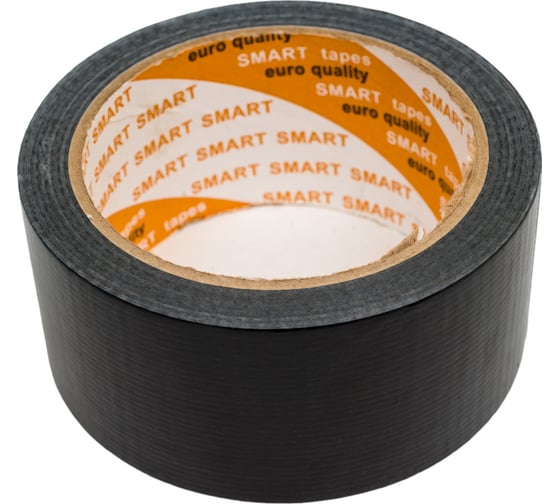 Хозяйственная армированная лента для труб SMARTTAPES ТПЛ 50 мм, 25 м, черная TP502В