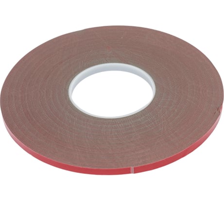 Акриловая двухсторонняя лента Акрилком М103 серая, 0.8 мм, 8 мм, 33 метра М103 8мм 33м