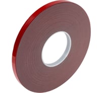 Акриловая двухсторонняя лента Акрилком М103 серая, 0.8 мм, 12 мм, 33 метра М103 12мм 33м