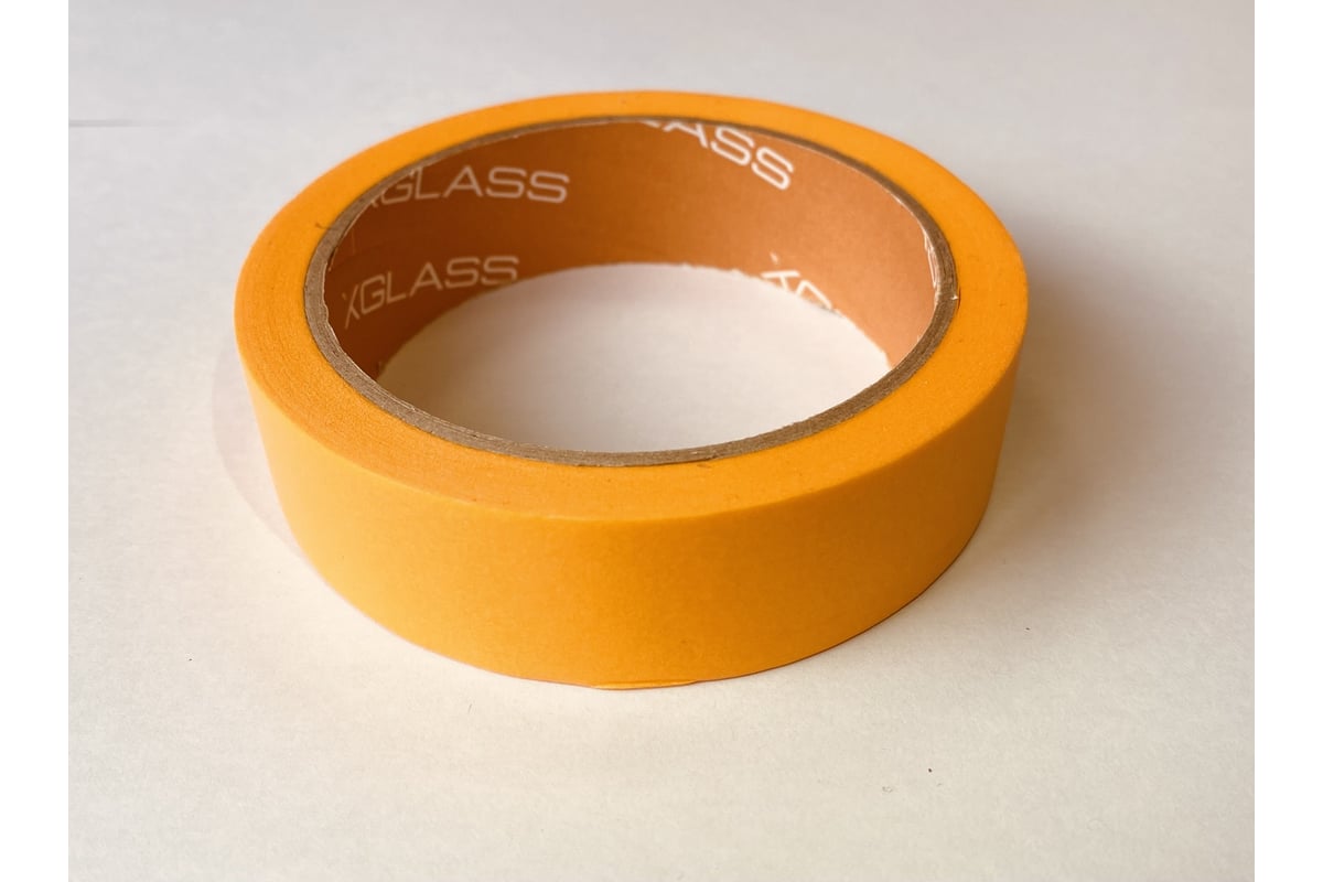 Малярная лента для точных линий X-Glass бумага Washi, желтая, 25 мм, 25 м  160473