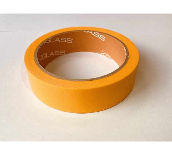 Малярная лента для точных линий X-Glass бумага Washi, желтая, 25 мм, 25 м 160473