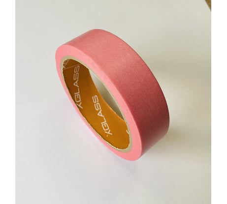 Малярная лента для деликатных поверхностей X-Glass (бумага Washi) розовая, 25мм х 25м 160470