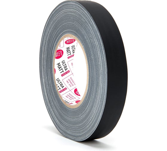 Клейкая лента DGTAPE ultraMATT - Гаффа тейп 25мм/50м - Черный UM25/50/B 1