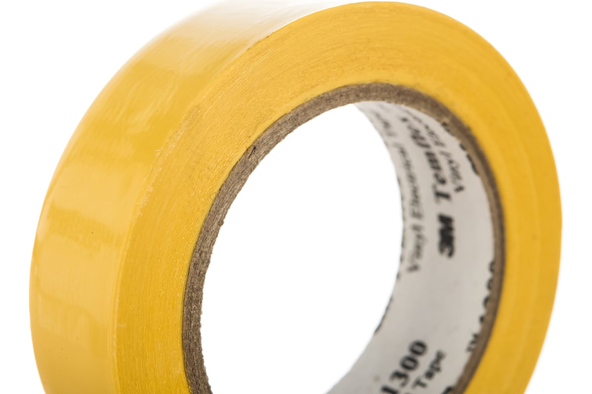 Изолента ПВХ 3М Temflex 1300 желтая, рулон 15 мм x 10 м 7100081320 ...