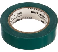 Изолента ПВХ 3М Temflex 1300 зеленая, рулон 15 мм x 10 м 7100081321
