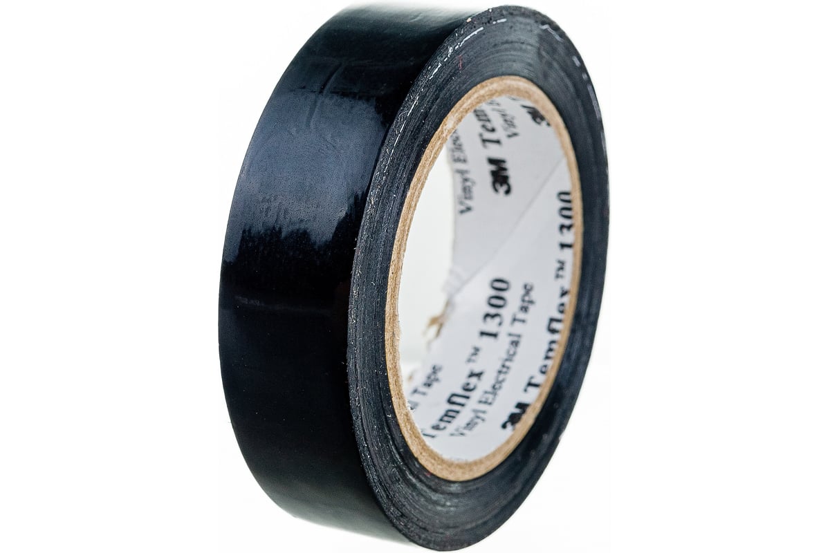 Изолента ПВХ 3М Temflex 1300 черная, рулон 15 мм x 10 м 7100080349 ...