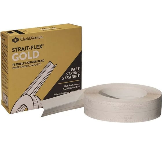 Углоформирующая армирующая композитная лента Strait-Flex Gold, 30 м, в рулоне 3166