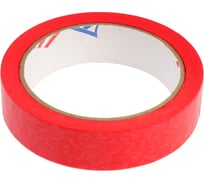 Малярная лента ТУНДРА клейкая, стойкость к УФ 8 дней, красная, 24 мм x 25 м 9700776