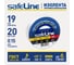 Изолента Safeline ПВХ 19мм х 20м белая 9369 2