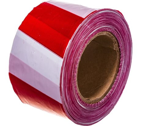 Оградительная лента Протэкт Эконом 250 п.м., 75мм, Бело-красная ЛО-250/75 Э б/кр