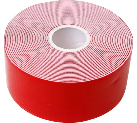 Двусторонняя клейкая лента ET-405 40мм х 5м профессиональная красная Megapower 692855