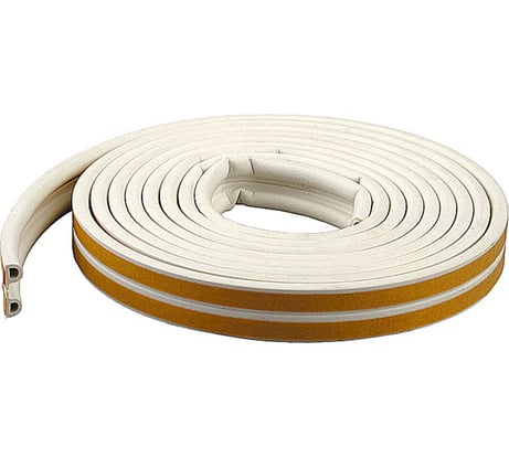 Самоклеящийся уплотнитель ZOOM Classic Р-100 (белый; 9х5.5 мм) 11602834