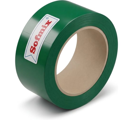 Лента для разметки SOFMIX 200 мкм, зелёная, 75мм*33м, на защитной подложке 275333