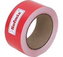 Лента для разметки SOFMIX 200 мкм, красная, 25мм*33м, на защитной подложке 225334